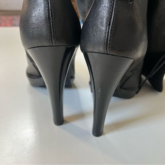 Stuart Weitzman Black Heeled Boots - Picture 12 of 14